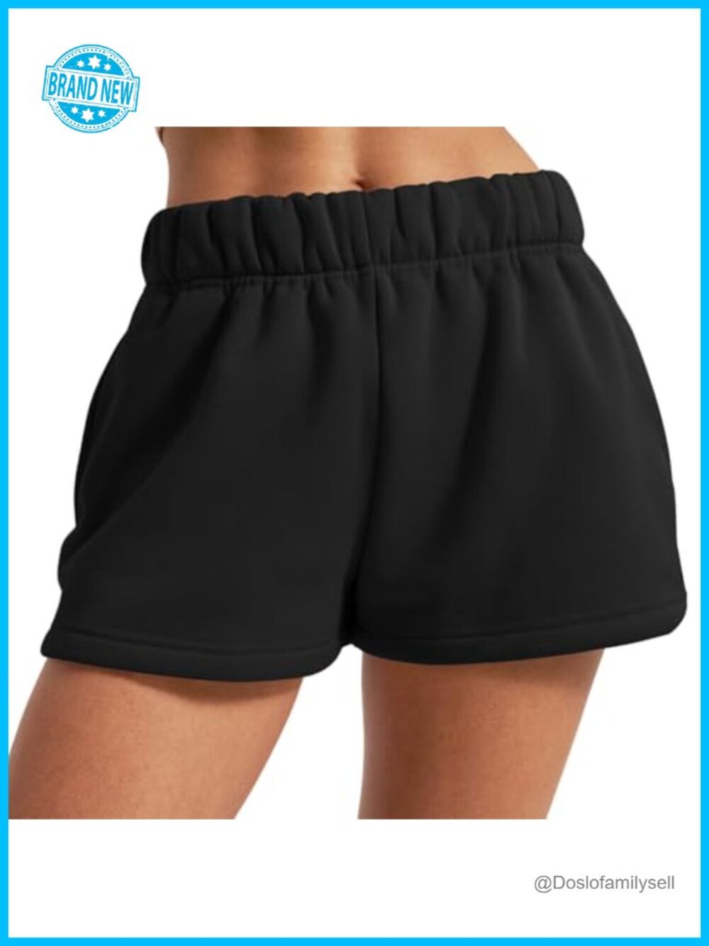 Women's Fleece Sweat Shorts Cotton Blend Lounge Comfy Active Short